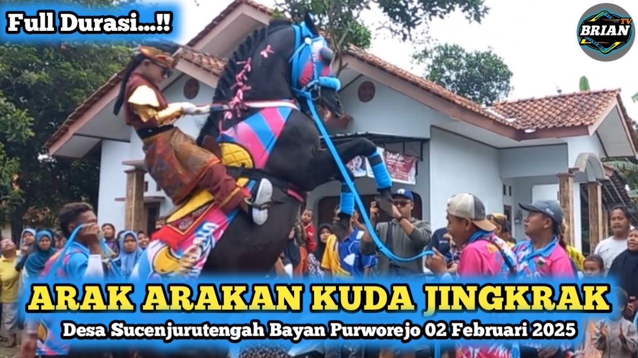Kirab Kuda Jingkrak Desa Sucen Jurutengah Bayan 02 Februari 2025