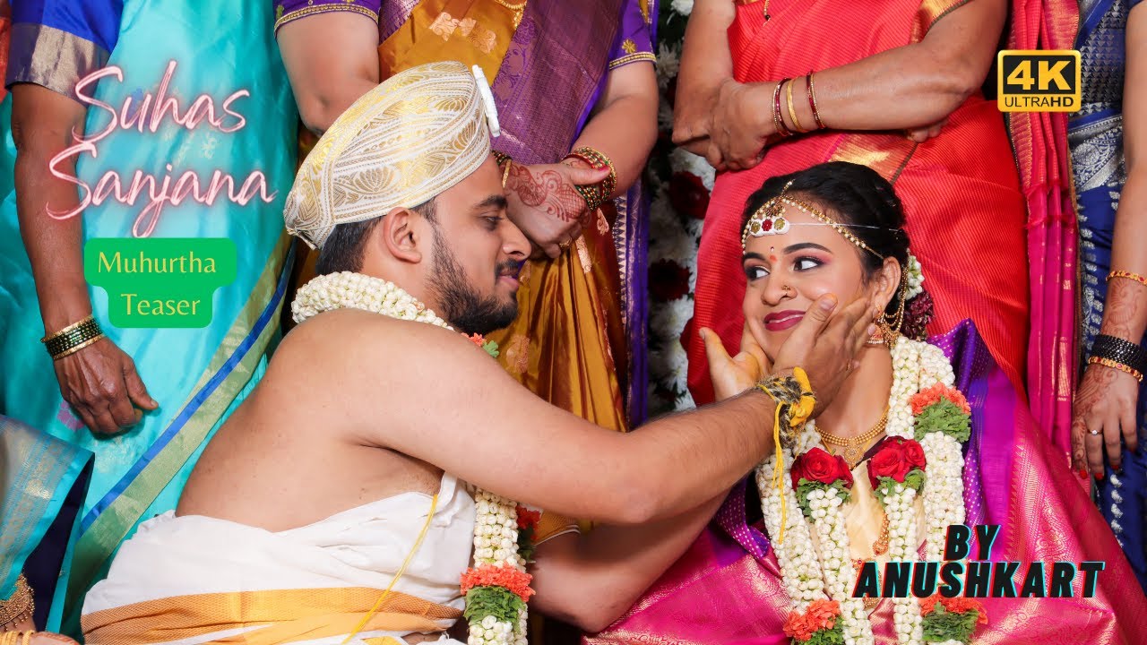 Suhas Sanjana Muhurtha Teaser 4K | Top Kannada Wedding