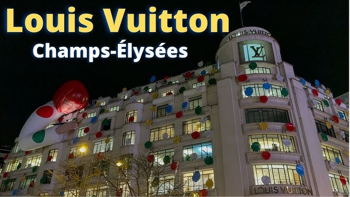 Paris Fashion Week: Louis Vuitton installation wows tourists on  Champs-Élysées