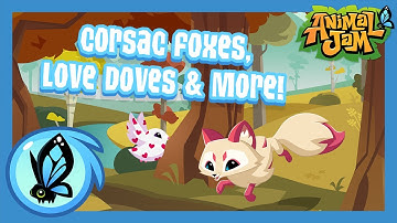 CAPTIVATING! Corsac Foxes, Love Doves, & More | February in Animal Jam