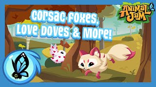 CAPTIVATING! Corsac Foxes, Love Doves, & More | February in Animal Jam