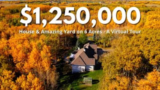 Inside a $1,250,000 Private Acreage Home in Calgary's Bearspaw! - Property Tour