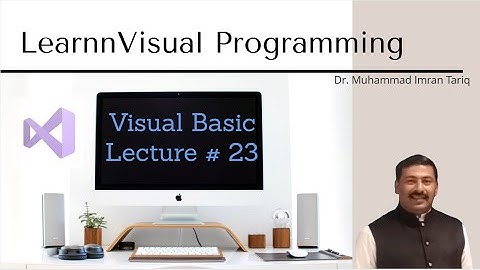 Visual Programming (Lecture #23) in Urdu and Hindi