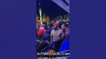 Gervonta CONFRONTS Devin Haney in HEATED confrontation!