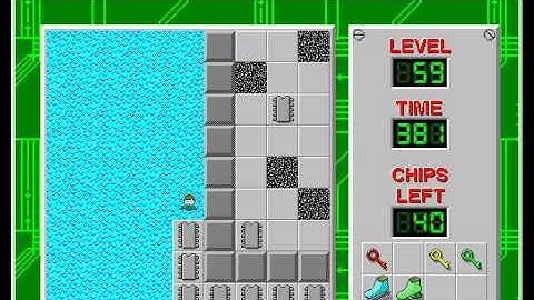 CCLP2 level 59 solution - 352 seconds