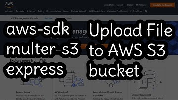 File Upload on AWS S3 Bucket using Express Server
