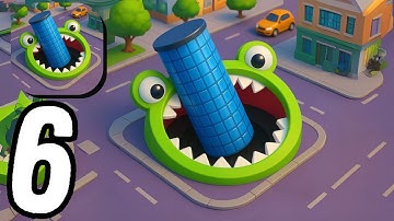 Hole.io  - Gameplay Walkthrough Part 6 Tutorial NEW Mobile Game (Android,ios)