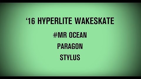 2016 Shreducation Hyperlite Skate