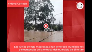 Inundaciones en el municipio de El Retiro (04-05-2024)