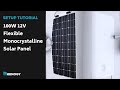 Renogy 100 Watt 12 Volt Flexible Monocrystalline Solar Panel