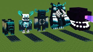 Which of the All Warden Mobs and Wither Storm Bosses will generate the most Sculk ?