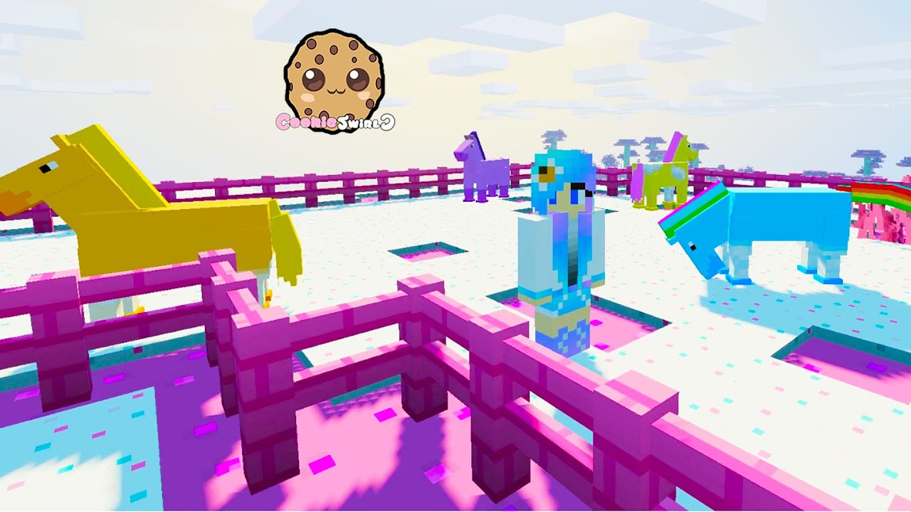 Cookieswirlc Minecraft Game Lets Play Mlp Horse Rarity Quest Gaming Video Fun - cookieswirlc roblox and minecraft videos