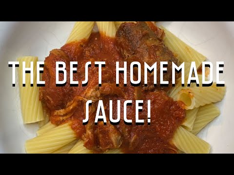 Sauce with Sausage and Braciola