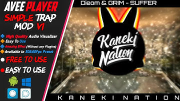 Avee Player Template Simple Trap Mod V1 Visualizer 60 FPS (Free Download)