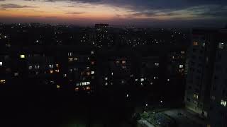 Вечерний Бишкек  Видео С Дрона | Сырой