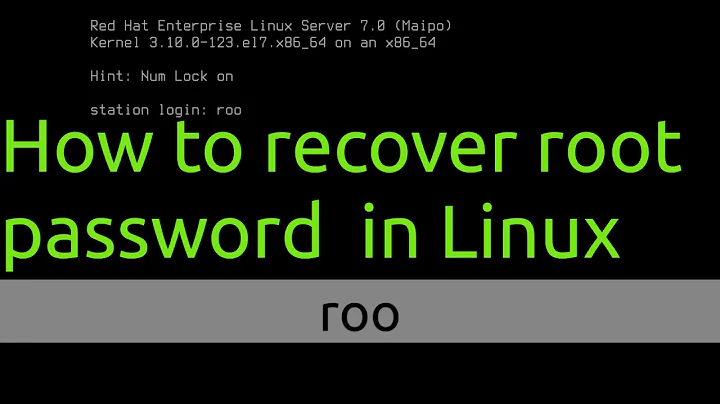How to break root user password in linux