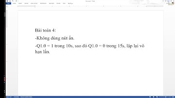 Lập trình PLC S7 200: Bài toán 4 Sử dụng TIMER (tiếp)