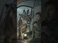 "A man was living in a tent in the jungle. Suddenly, a lion came and tore his tent apart.#ai #shorts