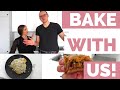 BAKE WITH US | Cookie Bars + Biscuits and Gravy