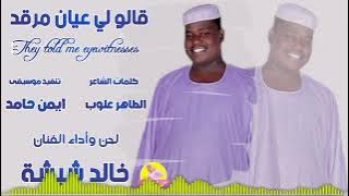 الفنان خالد شبشة || قالو لي عيان || NEW 2023 || #الغزال_الاسمر_ودحسان