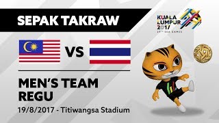 KL2017 29th SEA Games | Men's Sepak Takraw TEAM REGU - MAS 🇲🇾 vs THA 🇹🇭 screenshot 5