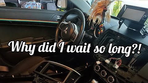 How to Install 2008-2015 Lancer / Ralliart / EvoX  Android10.2 Sygav Radio (Full Detail)