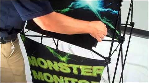 Monster Monitor Tower - Trade Show Display With Monitor