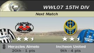 FIFA 07 | WWL 07 15th Division Week 3 Match 9 - Heracles Almelo vs Incheon United [AI vs AI]