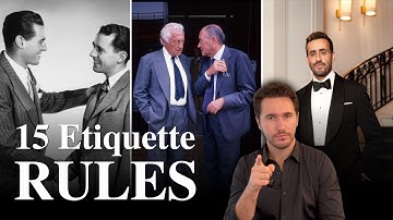 15 Rules Every Modern Gent Lives By