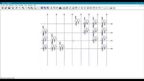 LT SPICE SIMULATION OF 8x4 barrel shifter