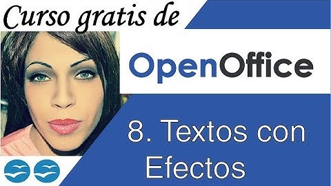 ✅⭐Efectos de texto en OpenOffice