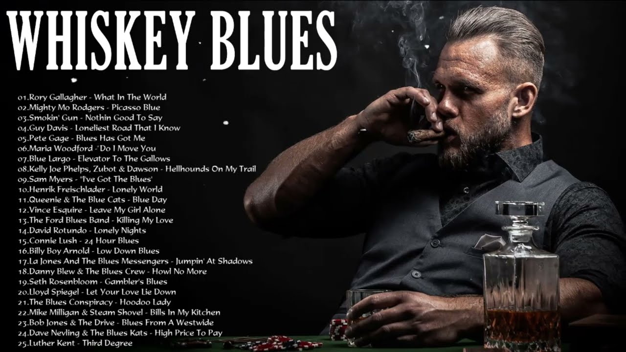 Relaxing Whiskey Blues Music | The world’s best music for you to relax | Slow Blues/Rock