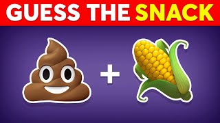 Guess The SNACK by Emoji? 🍟 Monkey Quiz screenshot 5