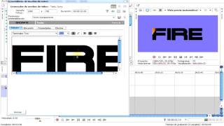 Sony Vegas #10 Texto de Fuego- m3mitrox