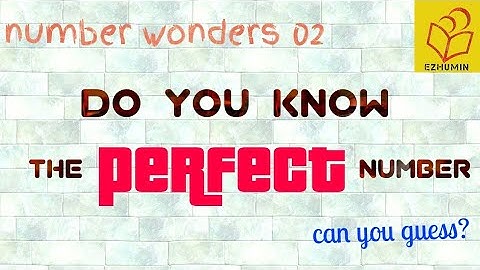 Perfect Numbers - Interesting maths facts (Tamil) - Number wonders 02