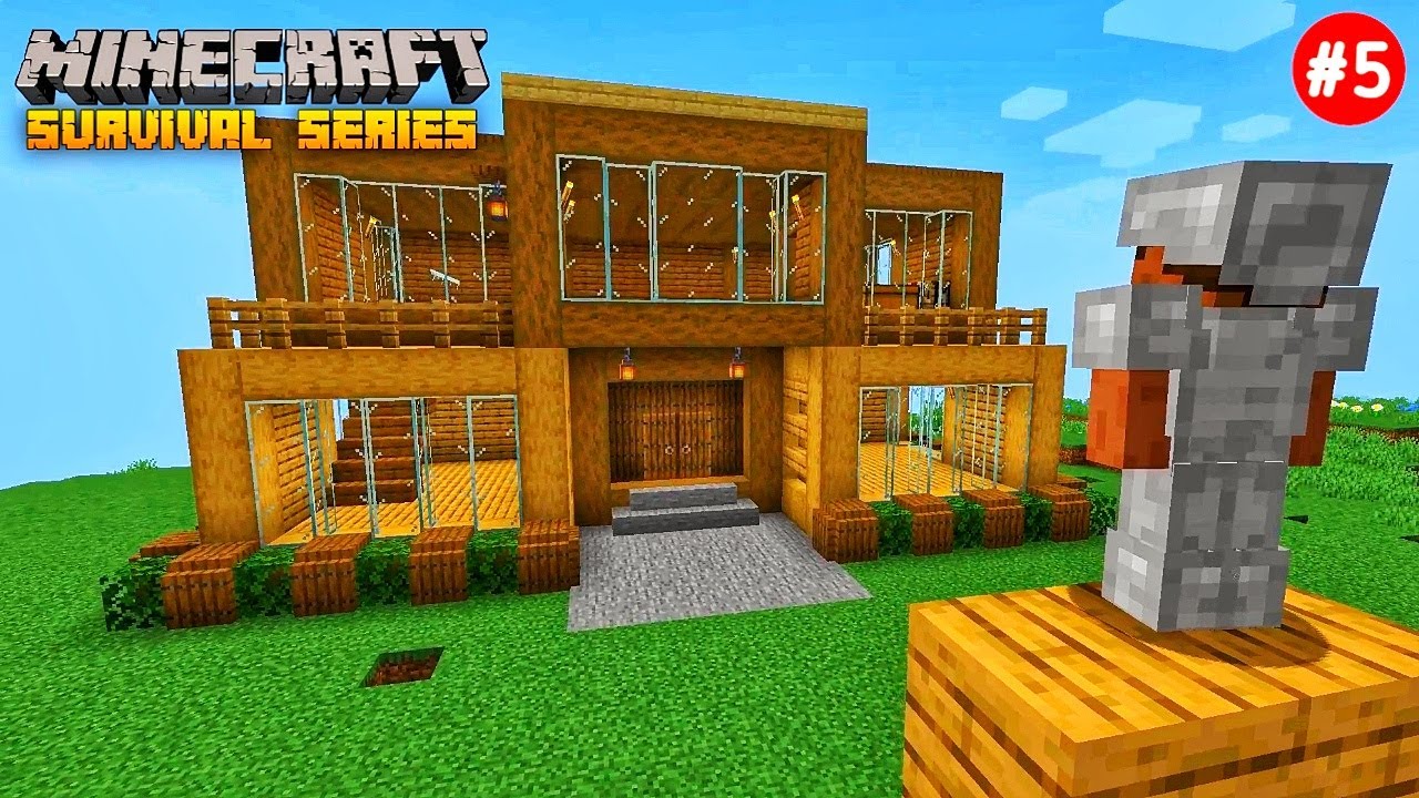 Finally i Made House | Minecraft Survival Episode 5 | MINECRAFT #5 ...