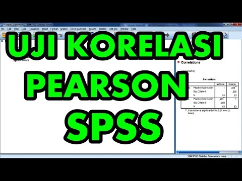 Video: Bagaimanakah anda mengira korelasi momen produk Pearson dalam SPSS?