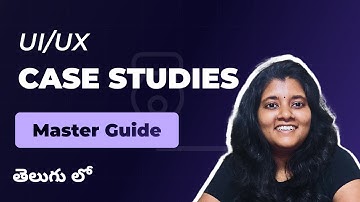 How to Create a UX/UI Design Case Study: Step-by-Step Guide | in telugu | @DesignhorizonsMeena