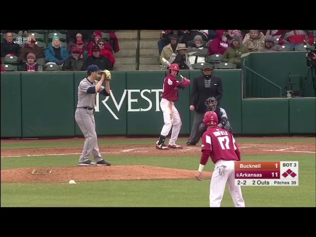 32 Runs In One Game Arkansas Vs Bucknell Youtube 32 Runs In One Game Arkansas Vs Bucknell Youtube