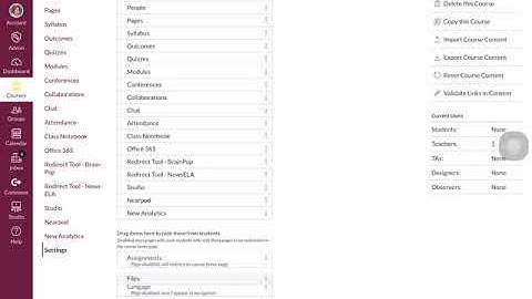 Canvas LMS: How to hide Assignments, Files and other things from your students