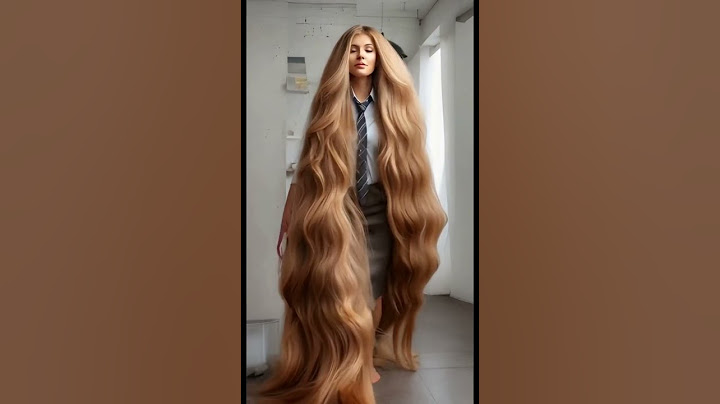 Extremely long hair growth AI video #hairfetish #longhairgrowth