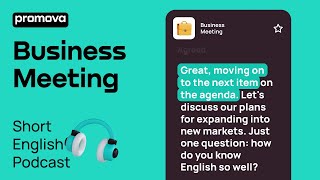 English For Business Meetings: Business English Tips