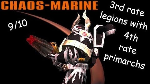 Custom Quake 3 character/model - Chaos Marine (Warhammer 40k)