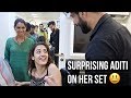 Surprising Aditi On Her Set 😃 | Mohit Chhikara Vlogs