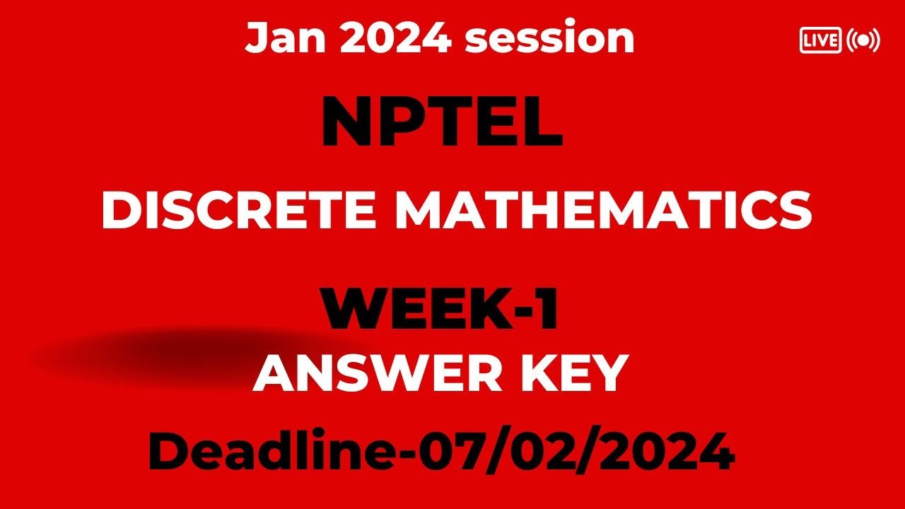 discrete mathematics nptel assignment solutions week 1 2023