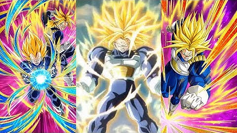 NEW Super Vegeta & Trunks Super Attack + Active Skill! DBZ Dokkan Battle
