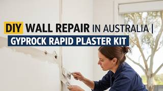 Diy Wall Repair In Australia Gyprock Rapid Plaster Kit