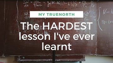 The HARDEST lesson I