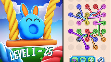 🏅 TWISTED TANGLE 🤪 Level 1 ~ 25 🧩 Gameplay Walkthrough