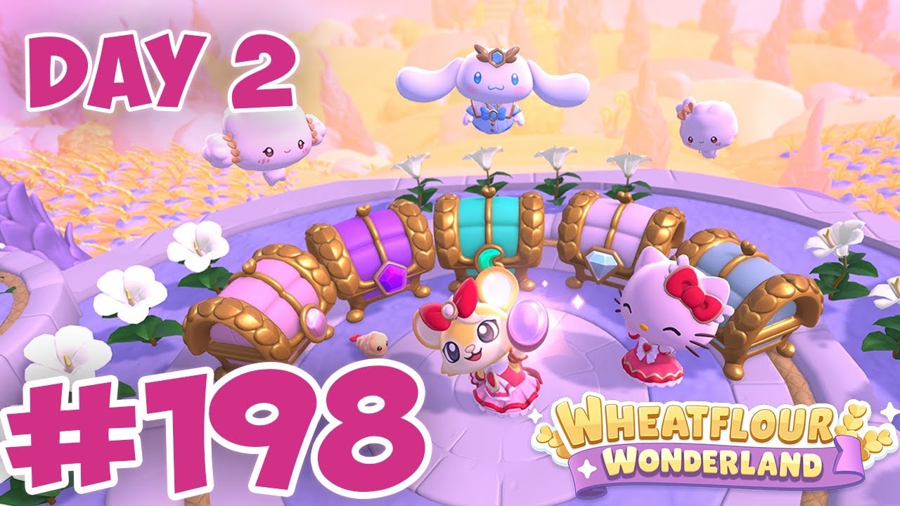 Day 2 of Wheatflour Wonderland DLC in Hello Kitty Island Adventure - Let's Play #198